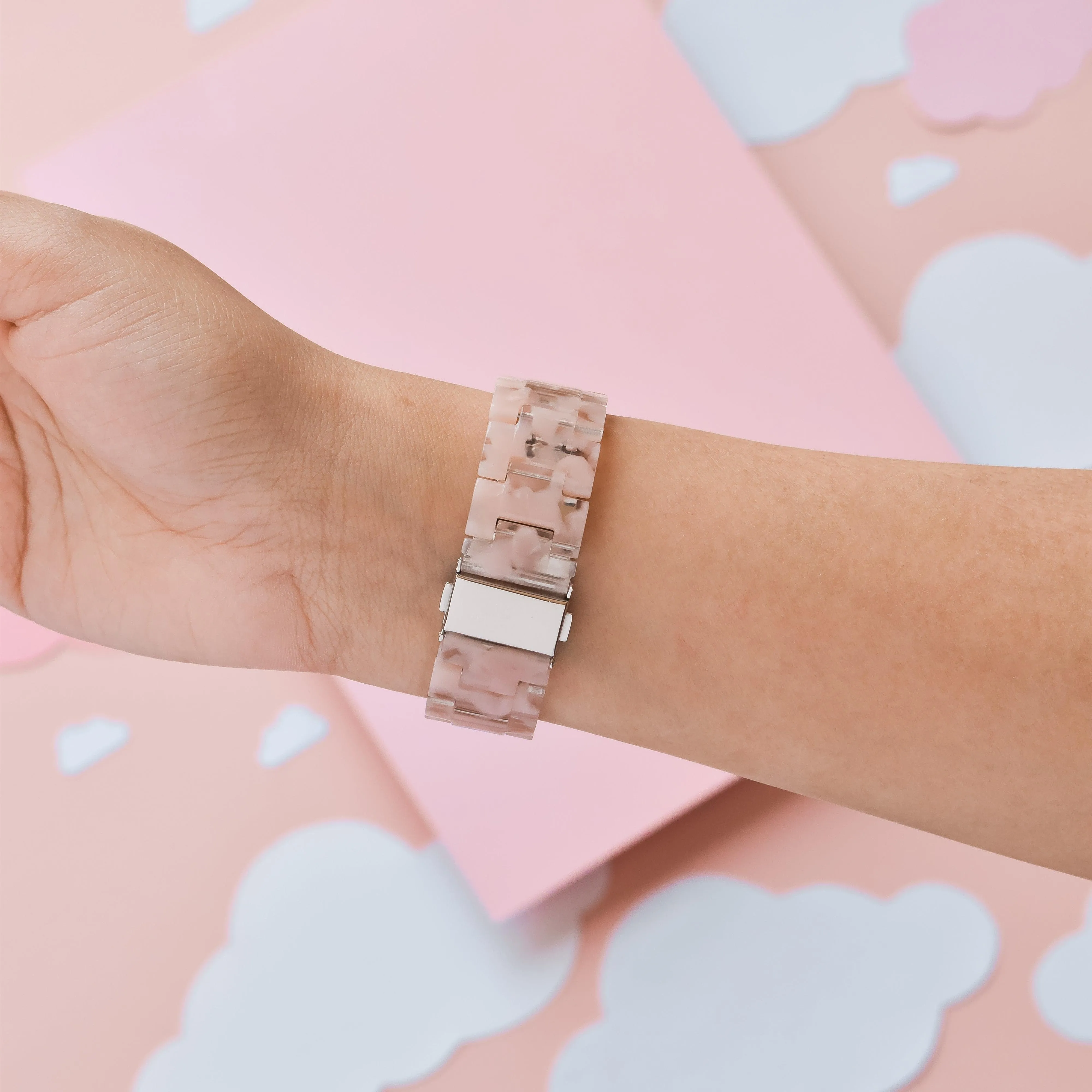 Luxe Pink Clouds Apple Watch Strap