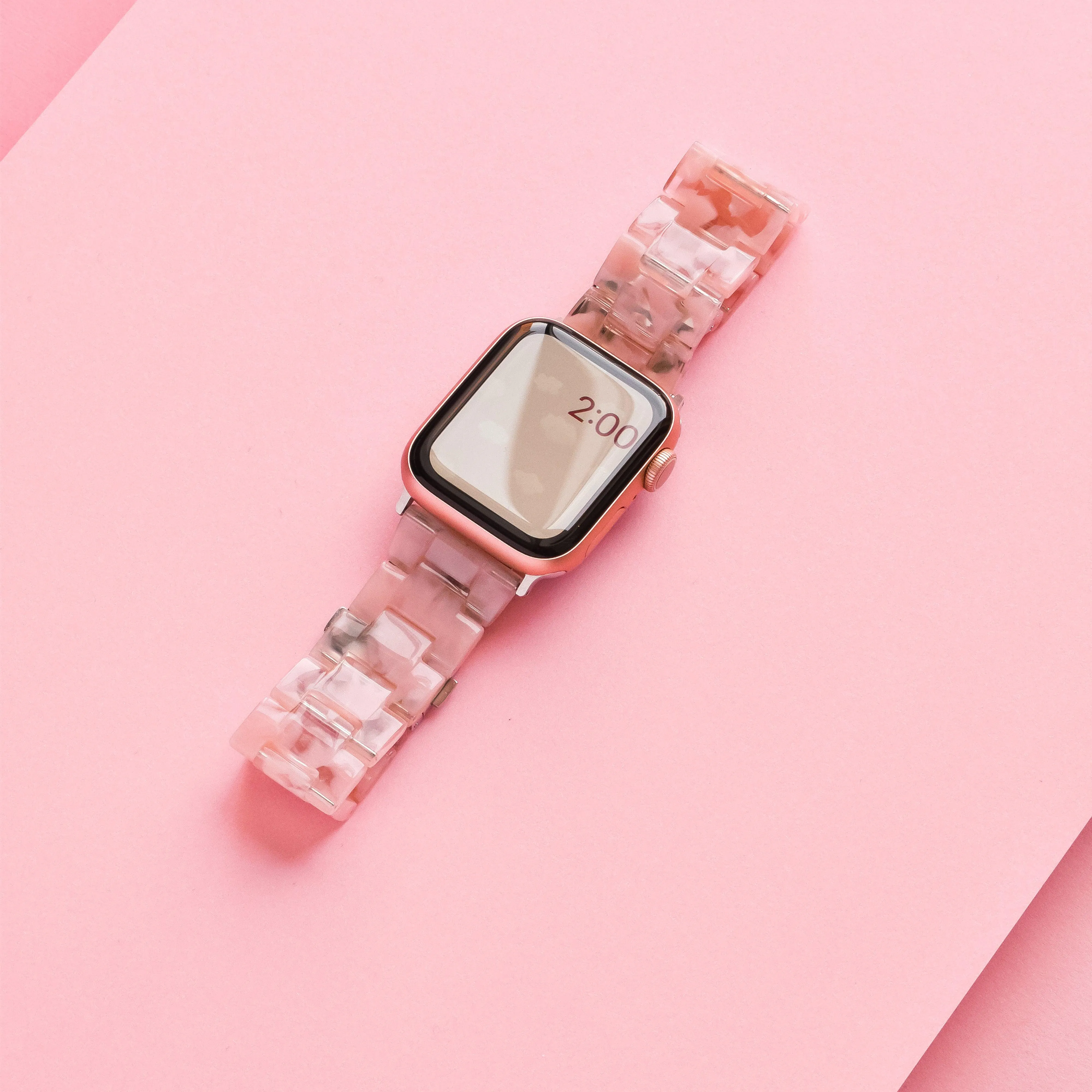 Luxe Pink Clouds Apple Watch Strap