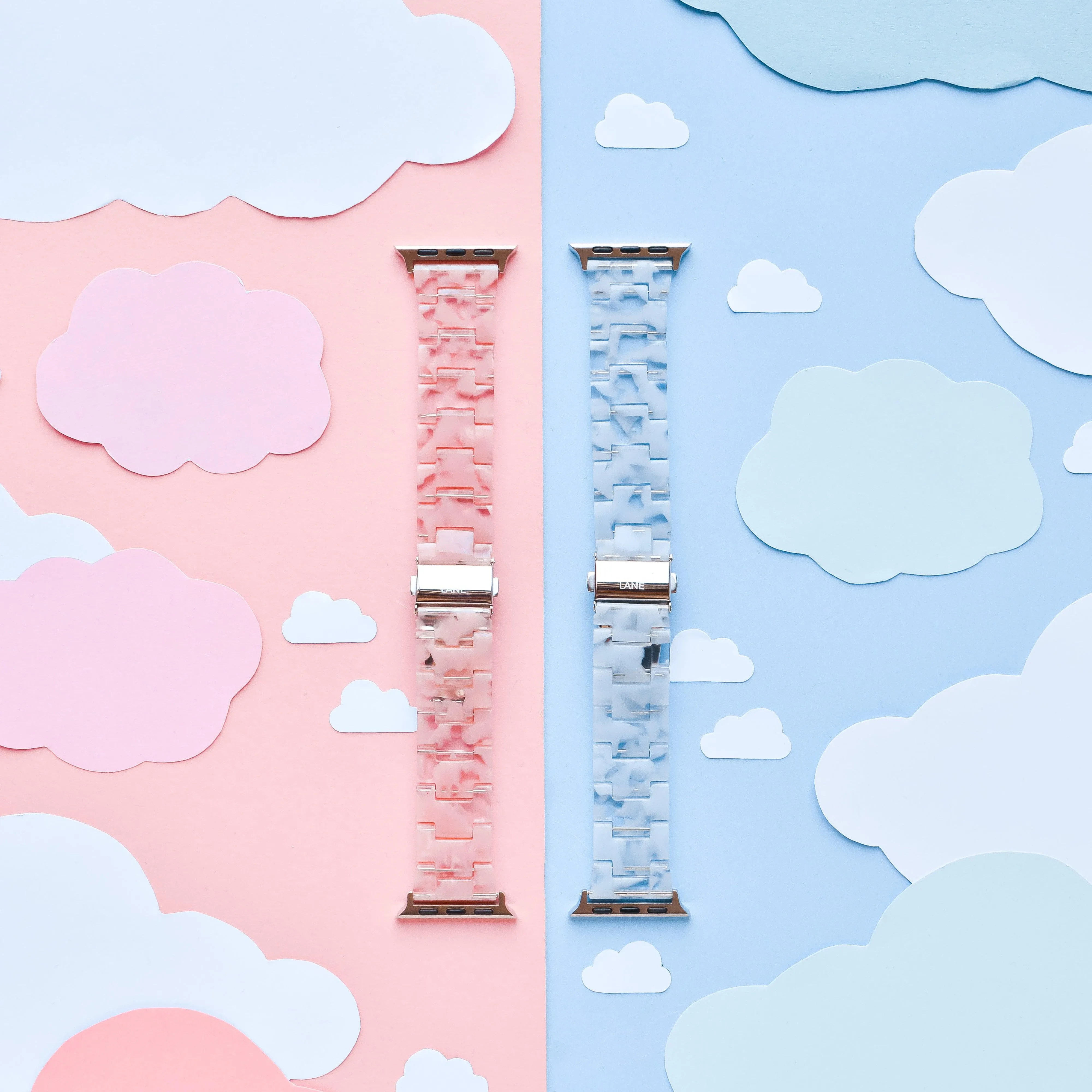 Luxe Pink Clouds Apple Watch Strap