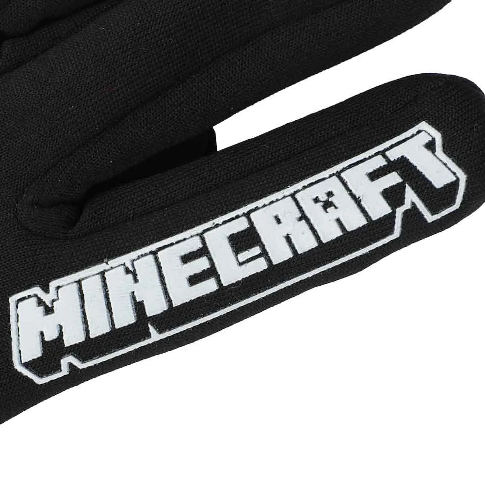Minecraft Icons All-Over Print Youth Ski Gloves with Sure Grip Liners