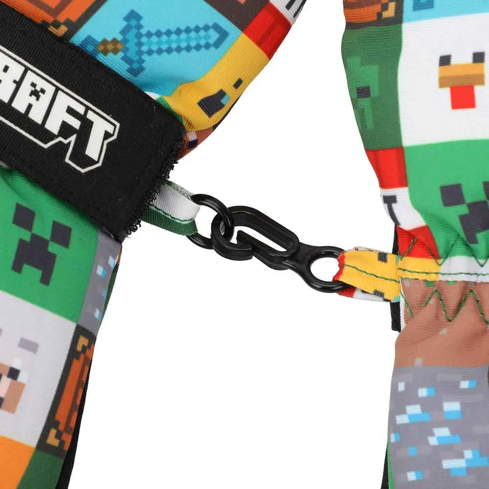 Minecraft Icons All-Over Print Youth Ski Gloves with Sure Grip Liners
