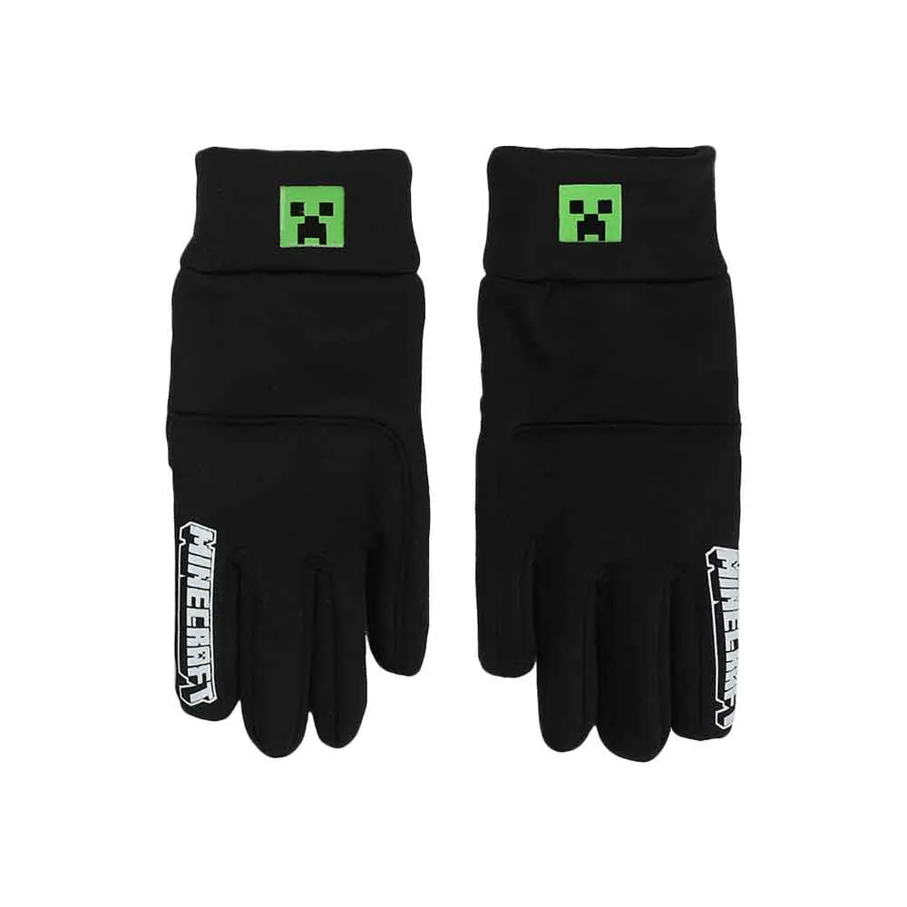 Minecraft Icons All-Over Print Youth Ski Gloves with Sure Grip Liners