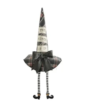 Mud Pie - “The Witch” Dangle Leg Hat Sitter