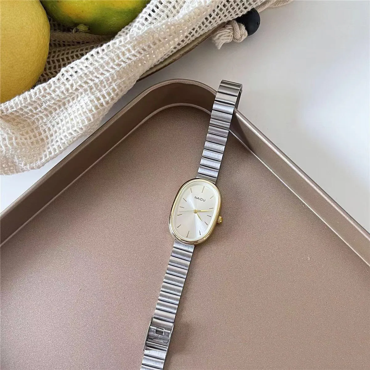 Naidu vintage mesh watch