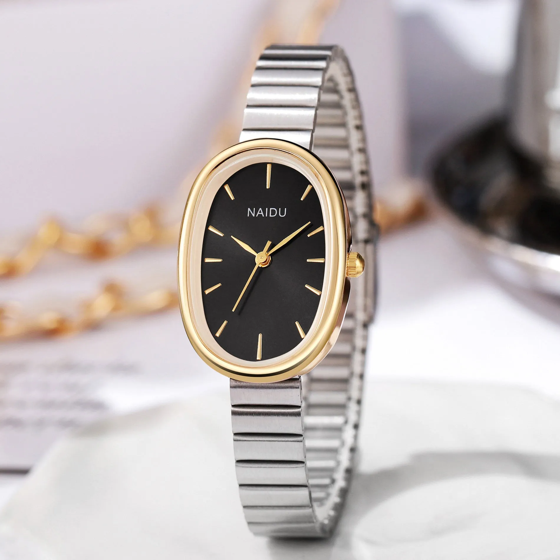 Naidu vintage mesh watch