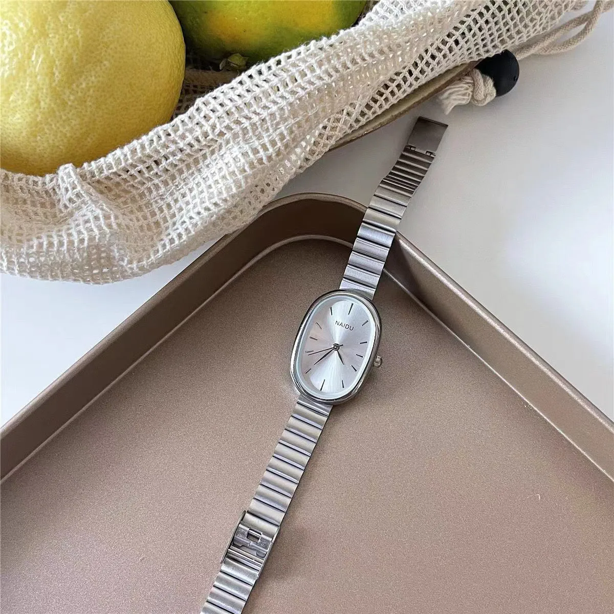 Naidu vintage mesh watch