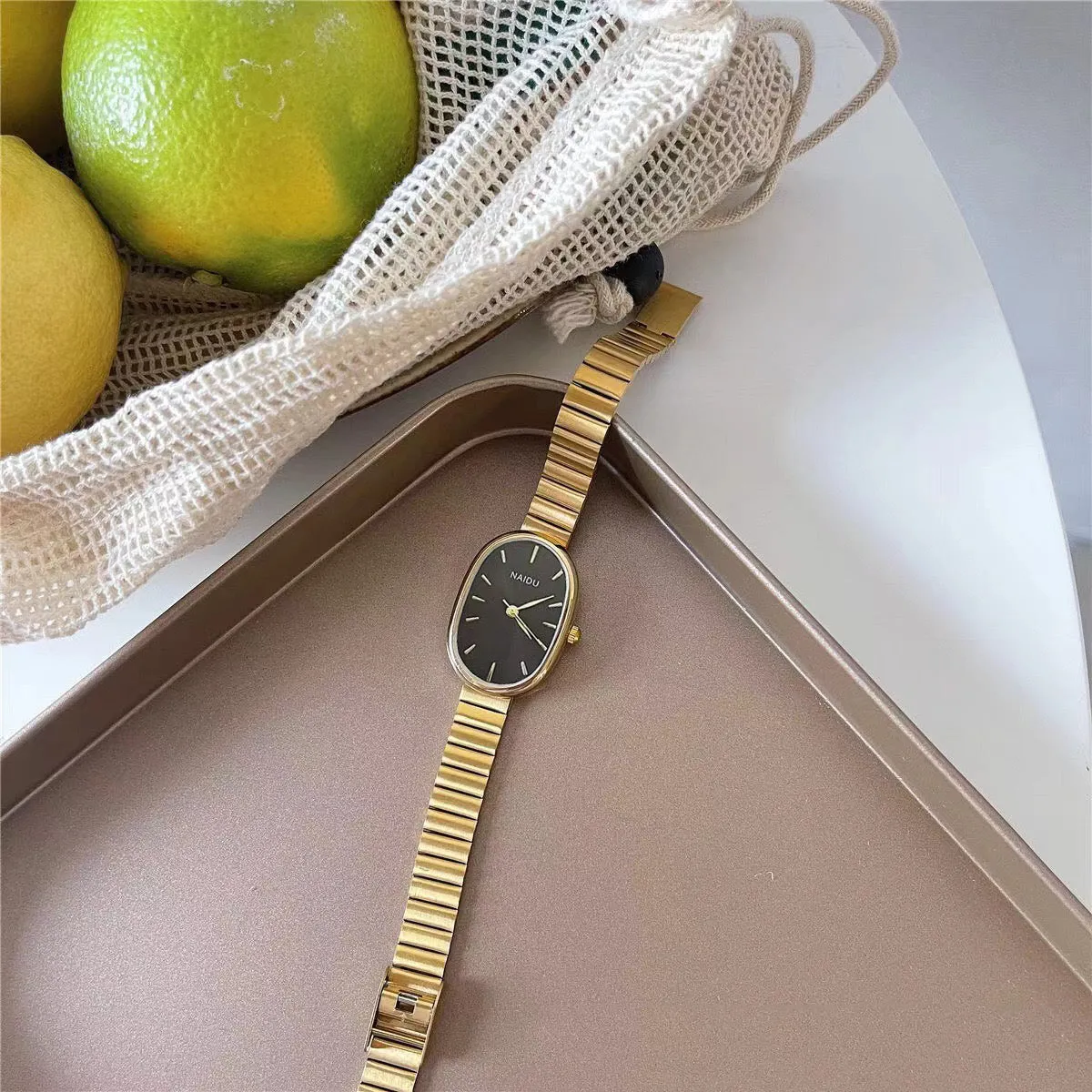 Naidu vintage mesh watch