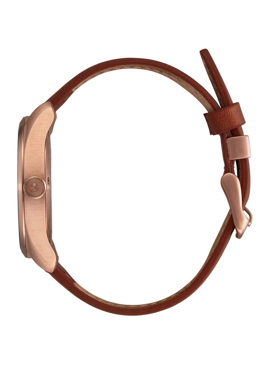 Nixon Thalia Leather White Dial Womens Watch A1343-1045-00