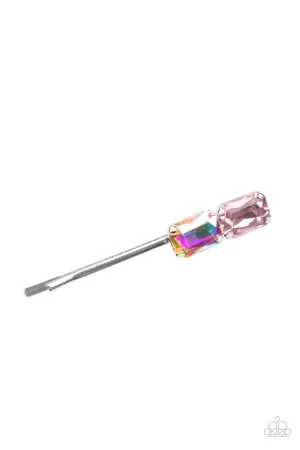 PAPARAZZI Material Girl Goals - Pink HAIR CLIP