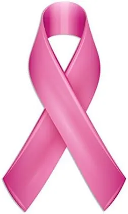 Pink Ribbon Stickers | Official Breast Cancer Awareness | Full Color 50 Pack