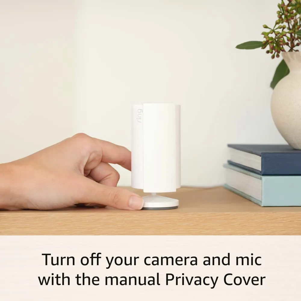 Ring Indoor Cam (newest model)  Home or business security in 1080p HD video, Charcoal