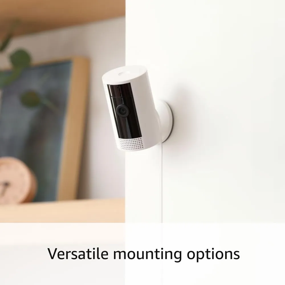 Ring Indoor Cam (newest model)  Home or business security in 1080p HD video, Charcoal
