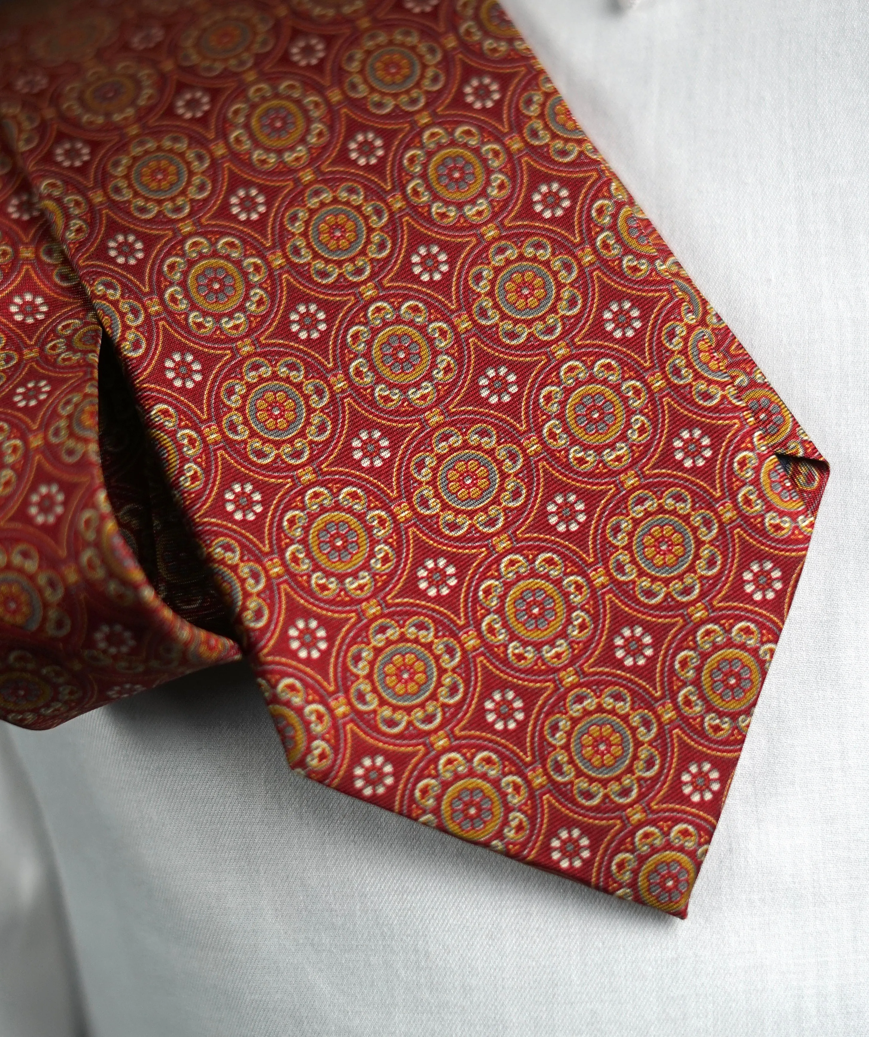 Samira Retro Silk Necktie