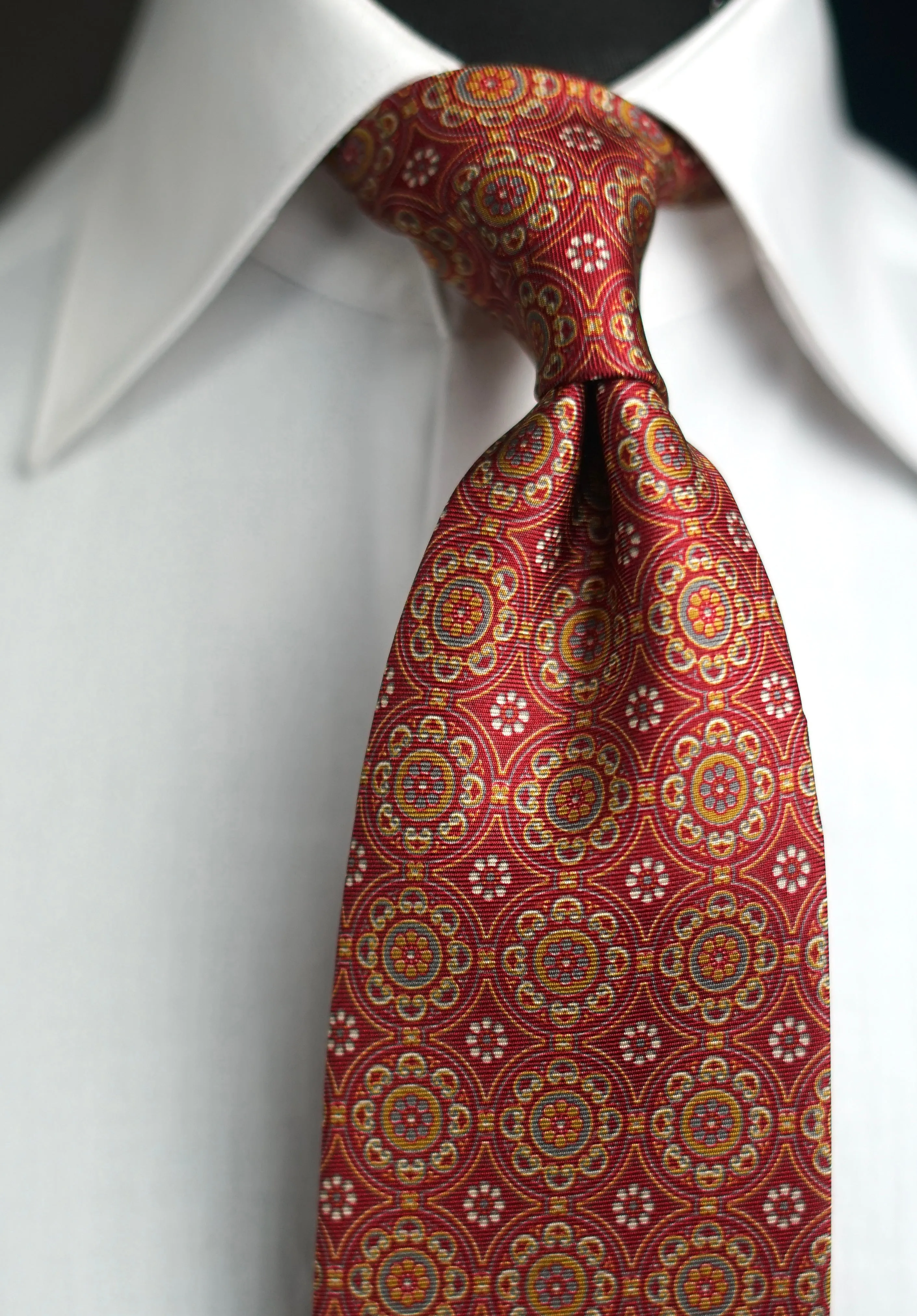 Samira Retro Silk Necktie