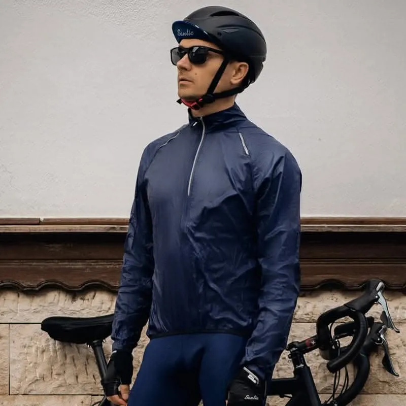 Santic Blue Lightweight Men's Jacket