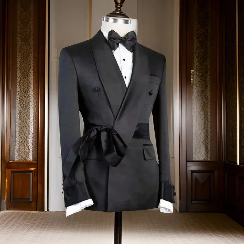 Satin Wrap Tuxedo