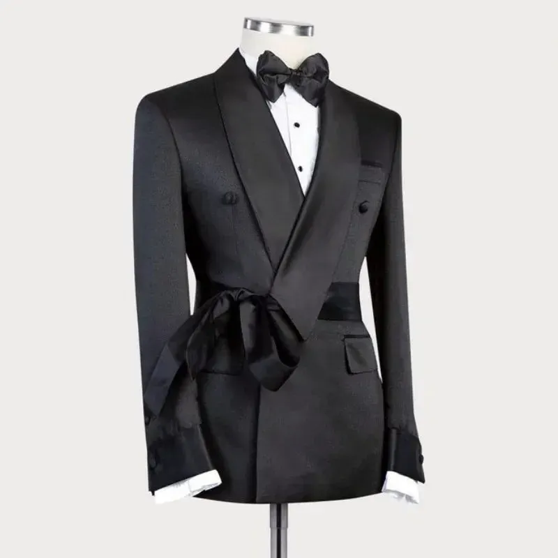 Satin Wrap Tuxedo