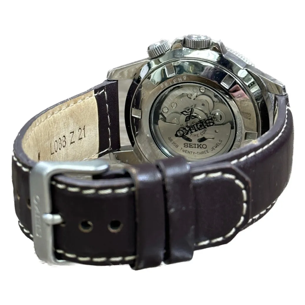 Seiko Prospex Automatic SRPA77K1 - Green Face with Leather Band