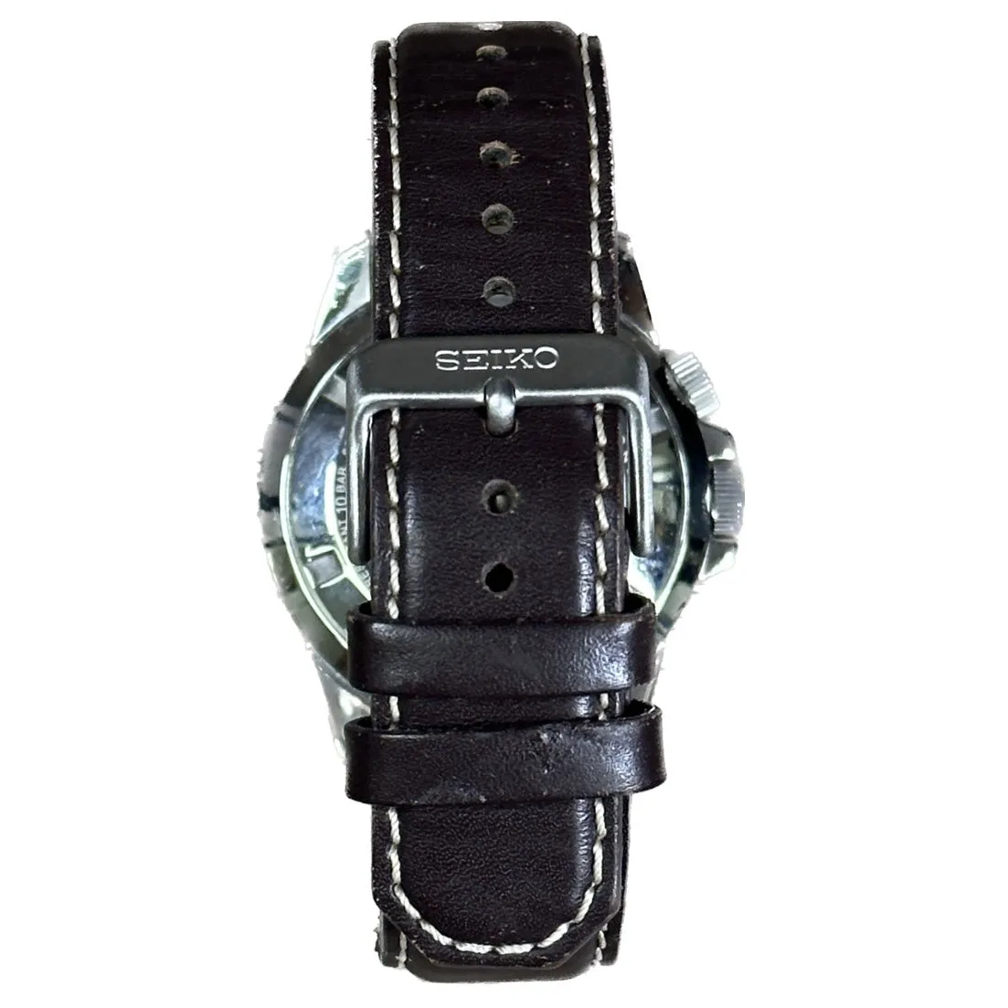 Seiko Prospex Automatic SRPA77K1 - Green Face with Leather Band