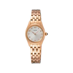 Seiko - SWR058P Ladies Rose Gold Dress Watch