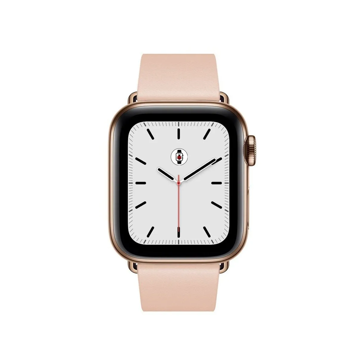 Soft Pink Modern Buckle Band