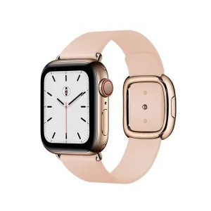 Soft Pink Modern Buckle Band