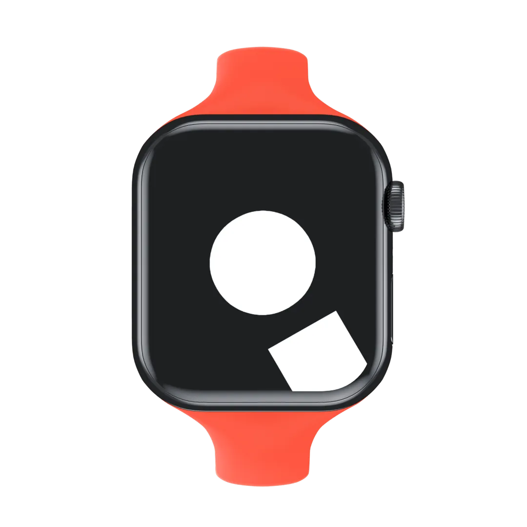 Spicy Orange Sport Band Chic for Apple Watch