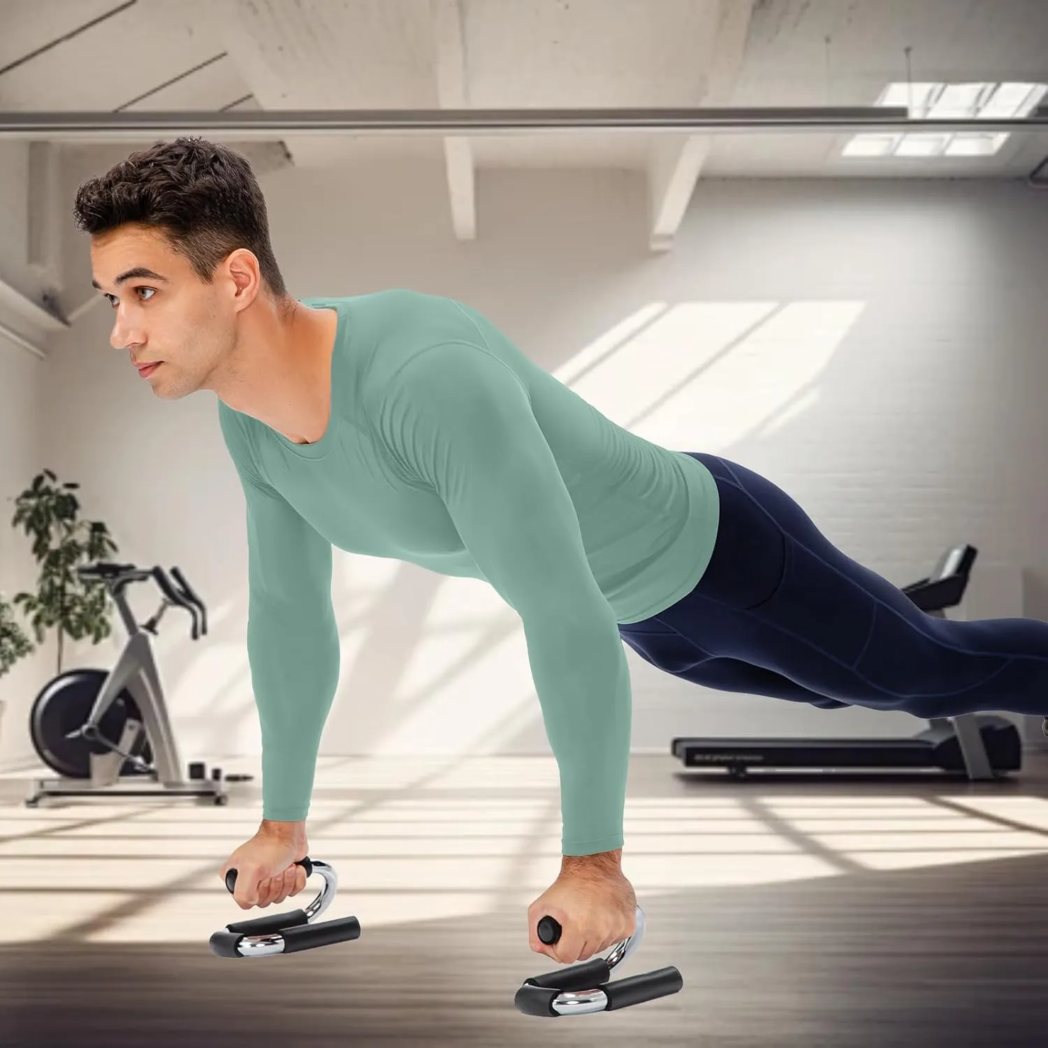 SPVISE Men's Compression Shirt Long Sleeve Athletic Workout T-Shirts Top Active Sport Baselayer Undershirt Gear Shirt Dry Fit