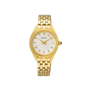 SUR384P - Seiko Ladies Gold Dress Watch