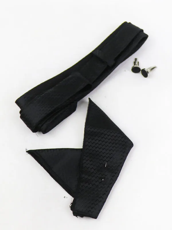 TBS35 3Pcs Tie Gift Box Tie Cuff-Link Pocket Square