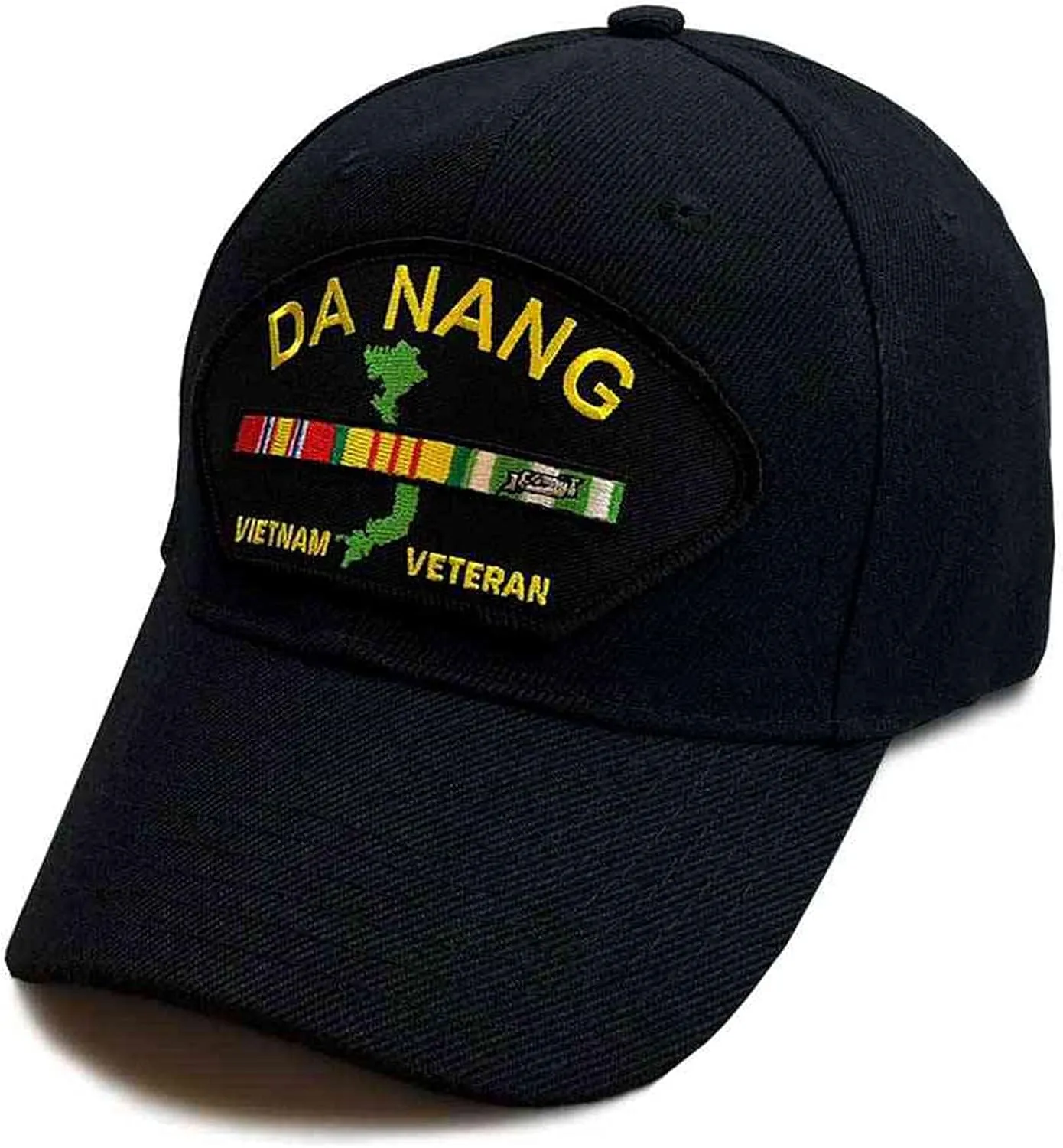 Vietnam Veteran Hat with Ribbon Da Nang Special Edition Black