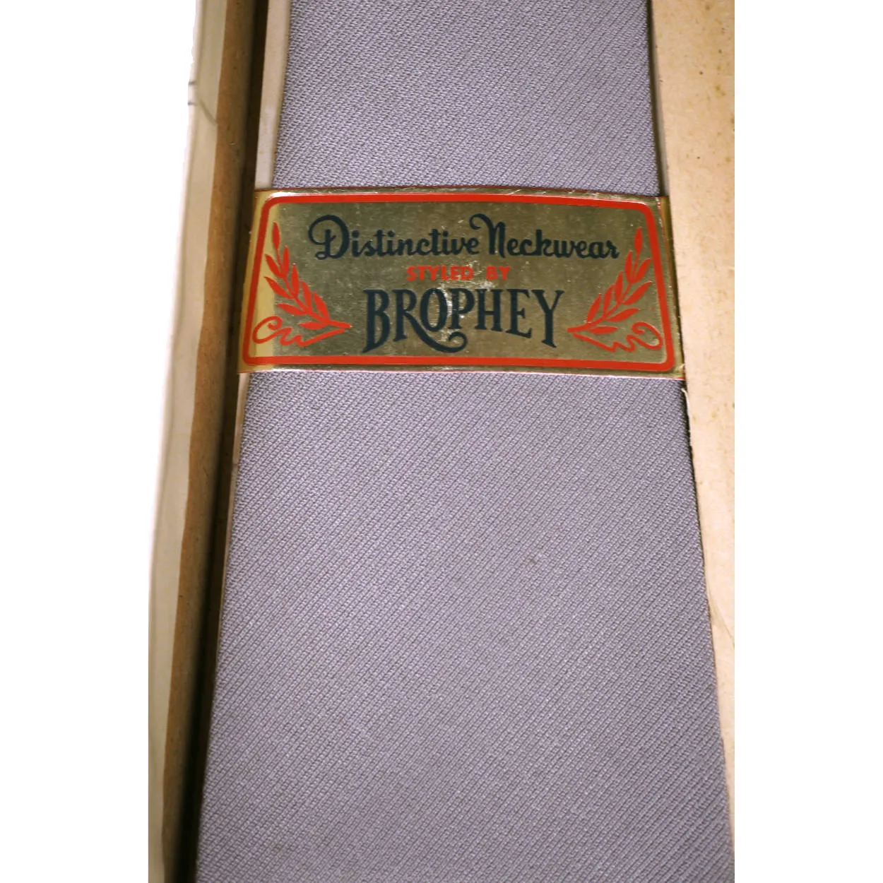 Vintage Unused Ties 1930s 40s Neckties by W A Brophey in Original Box