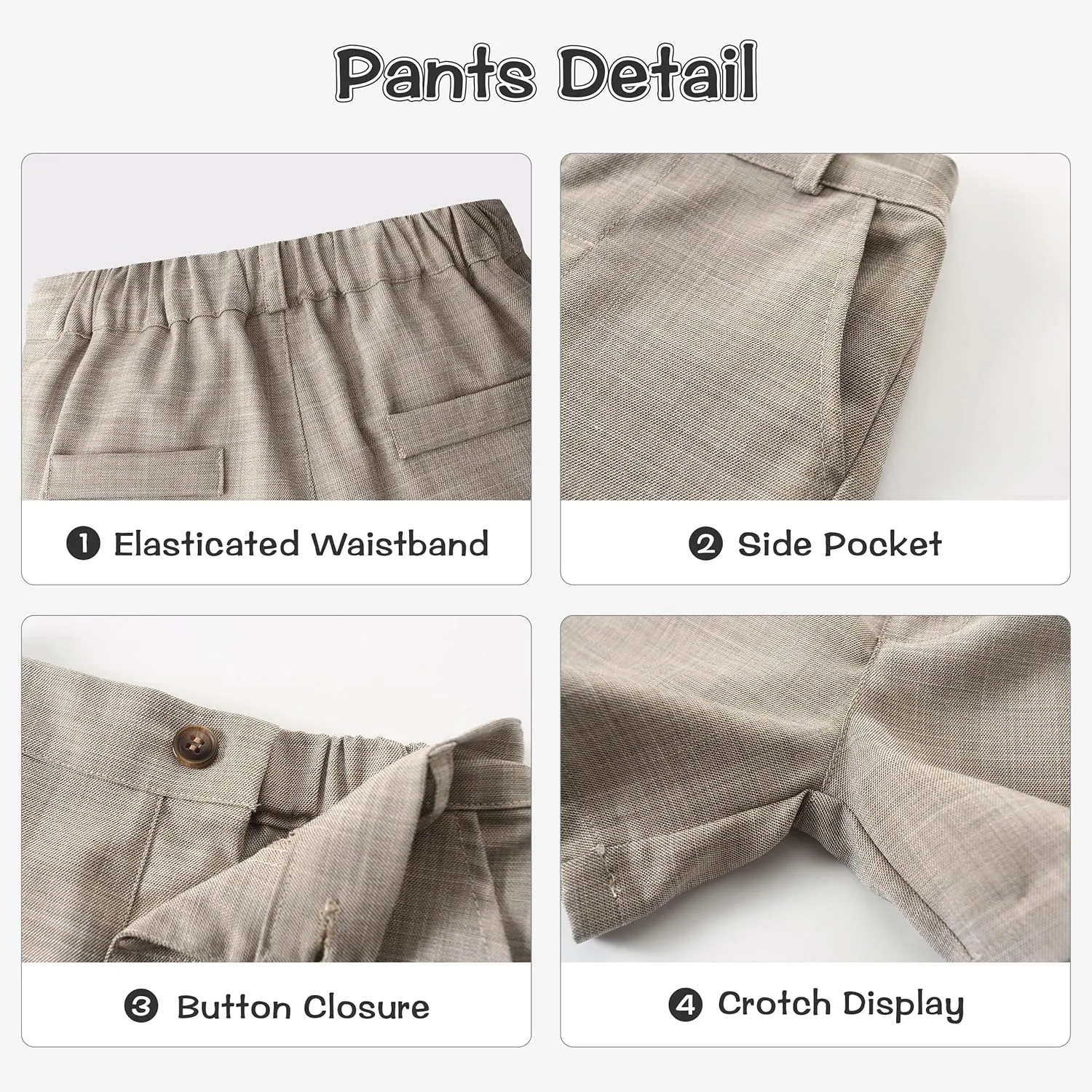 Volunboy Baby Boys Summer Suits Short Sleeve Wedding Ring Bearer Outfits 4Pcs Graduation Dress Vest Shirt Bowtie Shorts Set