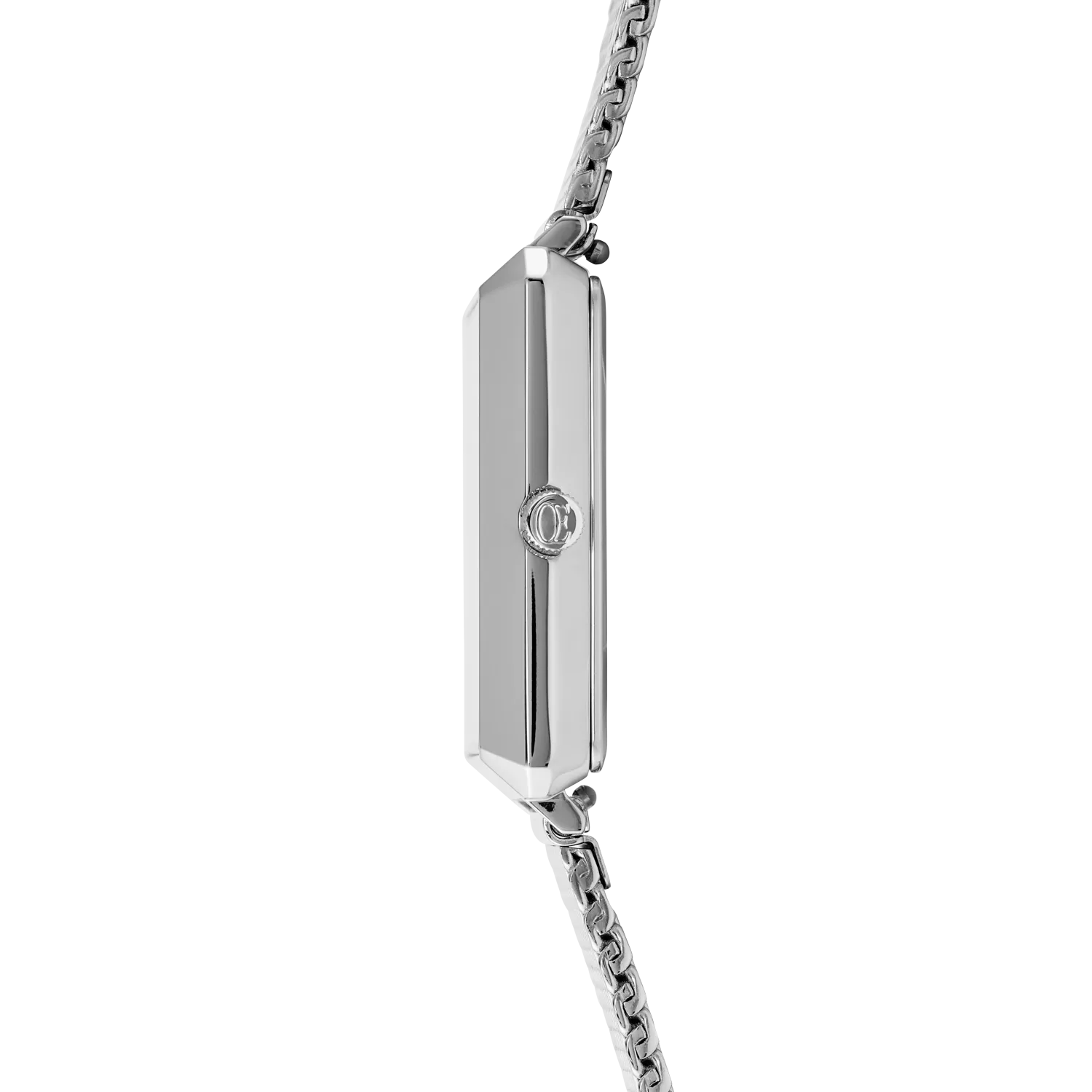 Watch Iconic Square Graphite Sunray Milanese Stainless Steel