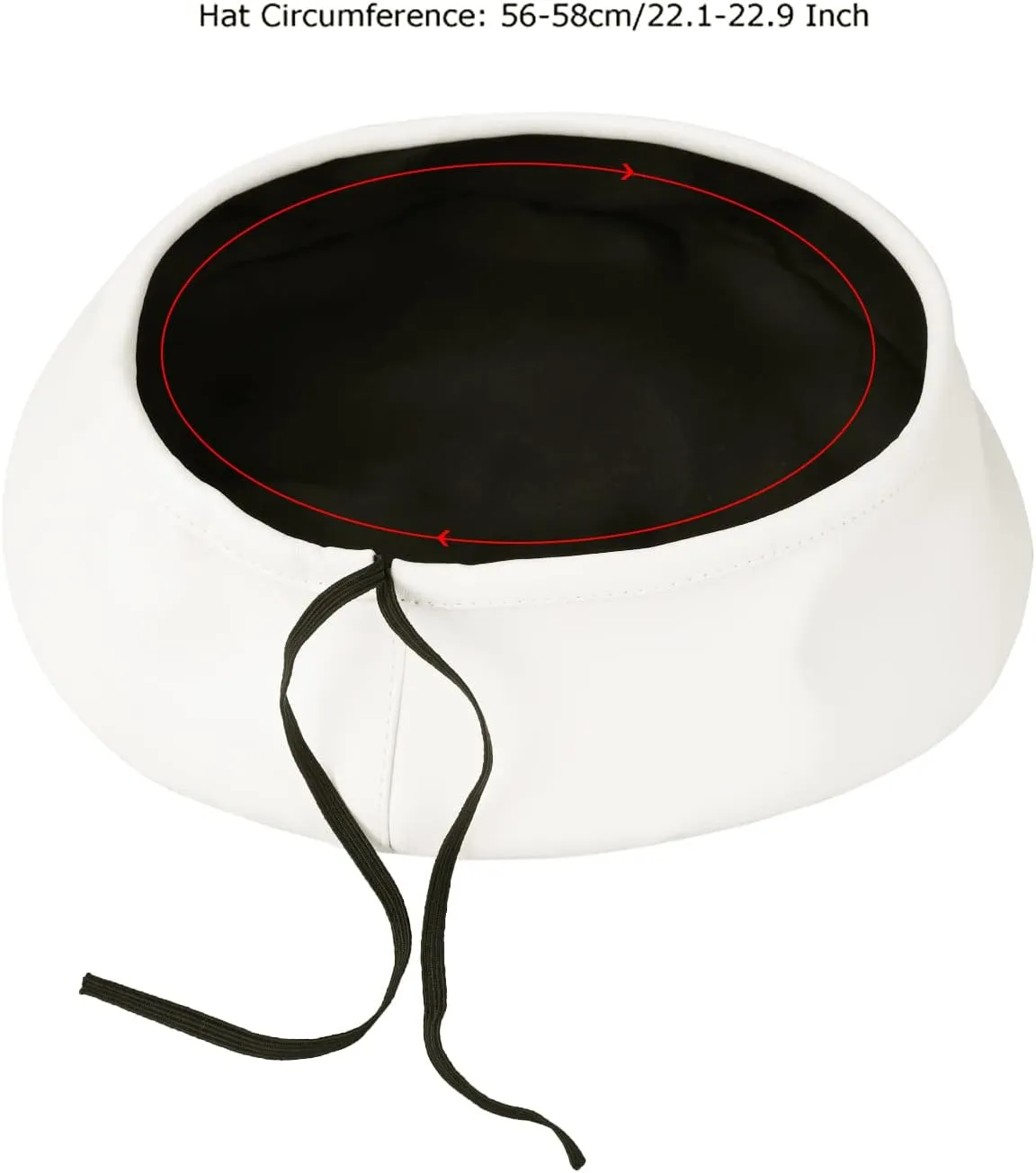 Wheebo PU Leather Berets for Women French Beret Hats Artist Painter Hat Classic Solid Style