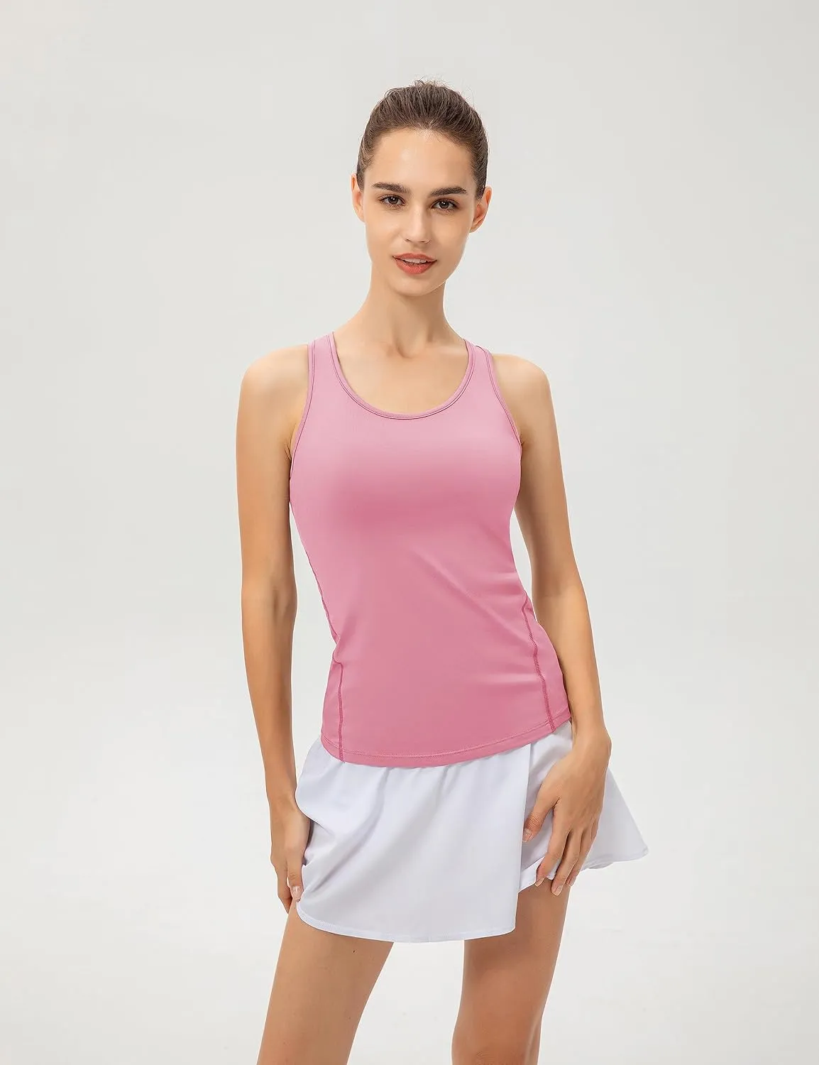 Women's Fitness Fast Dry Compression Running Sleeveless Athletic Tank Top 2/3 Packs