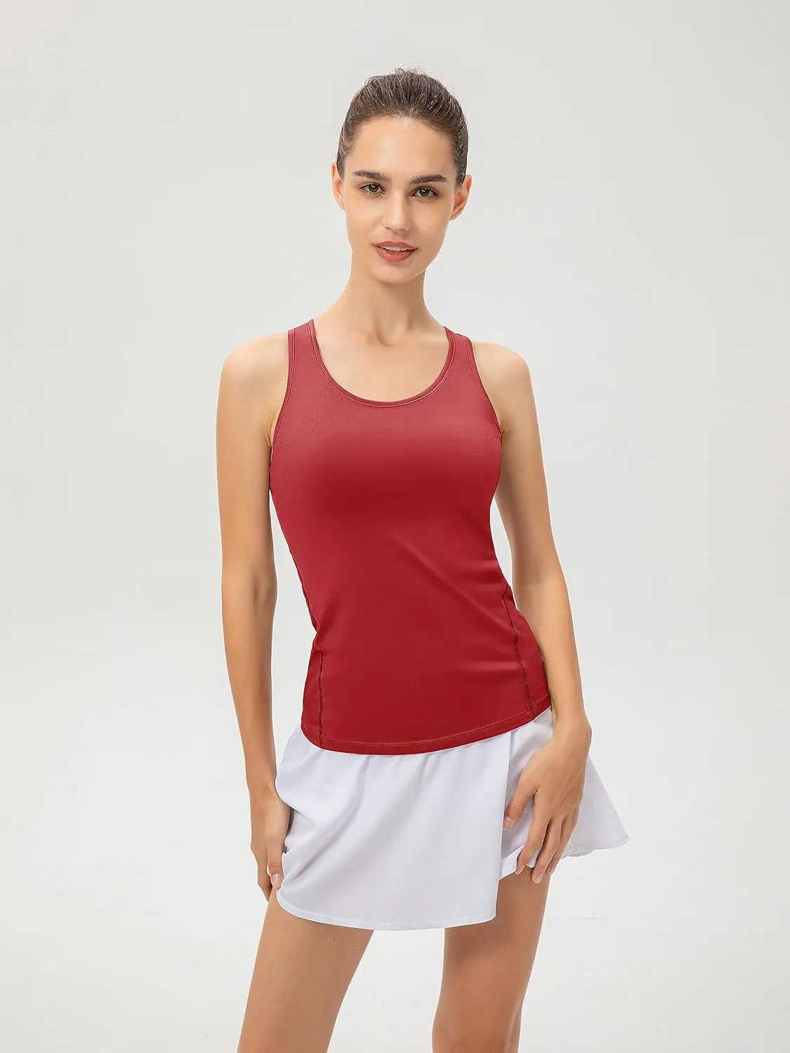 Women's Fitness Fast Dry Compression Running Sleeveless Athletic Tank Top 2/3 Packs