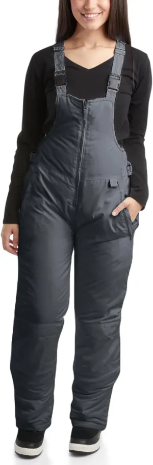 Women's Ski Snow Bib - Waterproof Insulated Ski Pants Snowboard Overalls - Snow Pants for Women (Sizes: S-2XL)